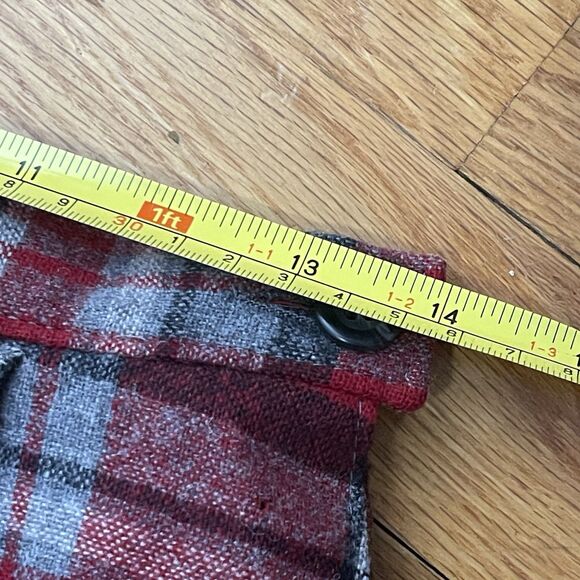 PENDLETON 100% Virgin Wool Pleated Tartan Midi Skirt Size 10 Made in USA Holiday - Picture 6 of 7